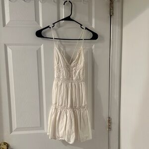 Francesca's Collections Cream Mini Dress
